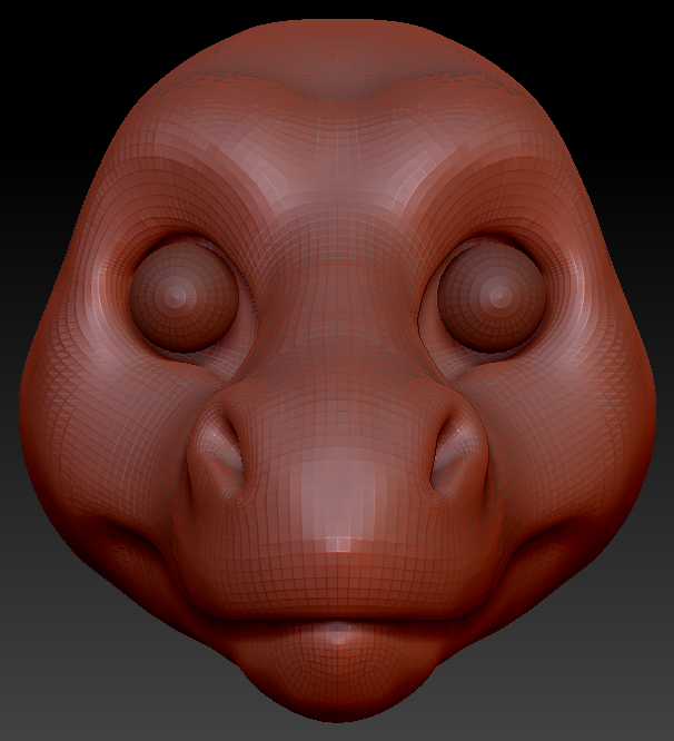 Realistic Round-nosed Dragon Head Base