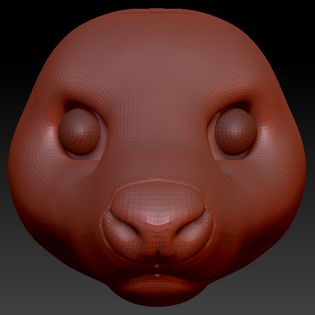 Realistic Skunk Head Base
