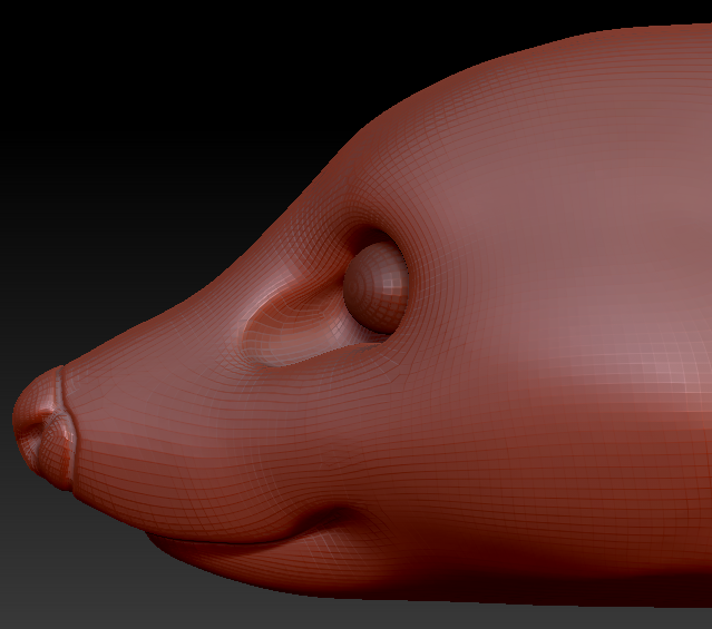 Realistic Skunk Head Base