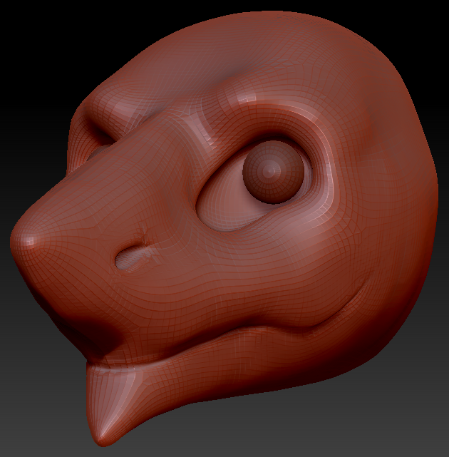 Realistic Southern Sergal Head Base