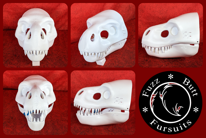 Realistic T-Rex Head Base