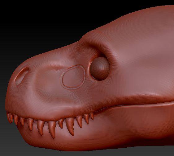 Realistic T-Rex Head Base