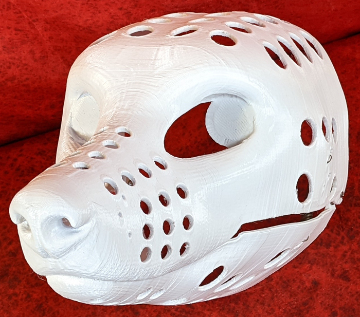 Realistic Wolf Head Base