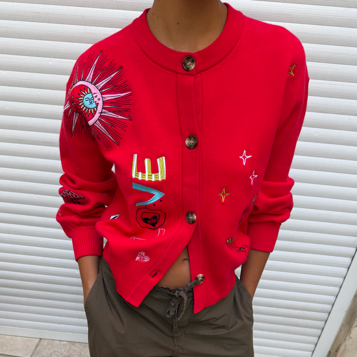 Red Amore Forrest Cardigan