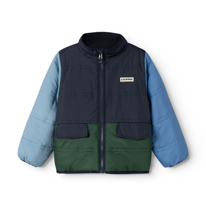 Liewood - Reversible Jacket - Franka - Classic Navy Multi Mix