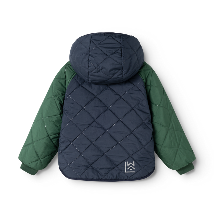 Liewood - Reversible Jacket - Jackson - Garden Green Mix - Reversed/Back