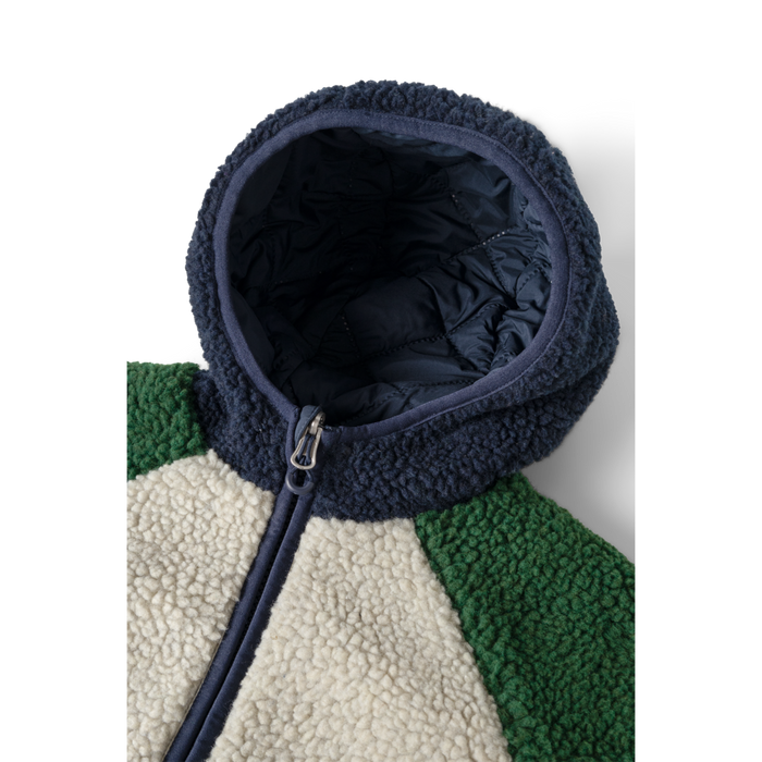 Liewood - Reversible Jacket - Jackson - Garden Green Mix - Hood