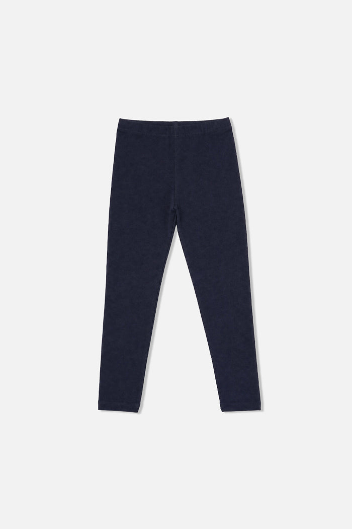 Rib Leggings Dark Blue-1