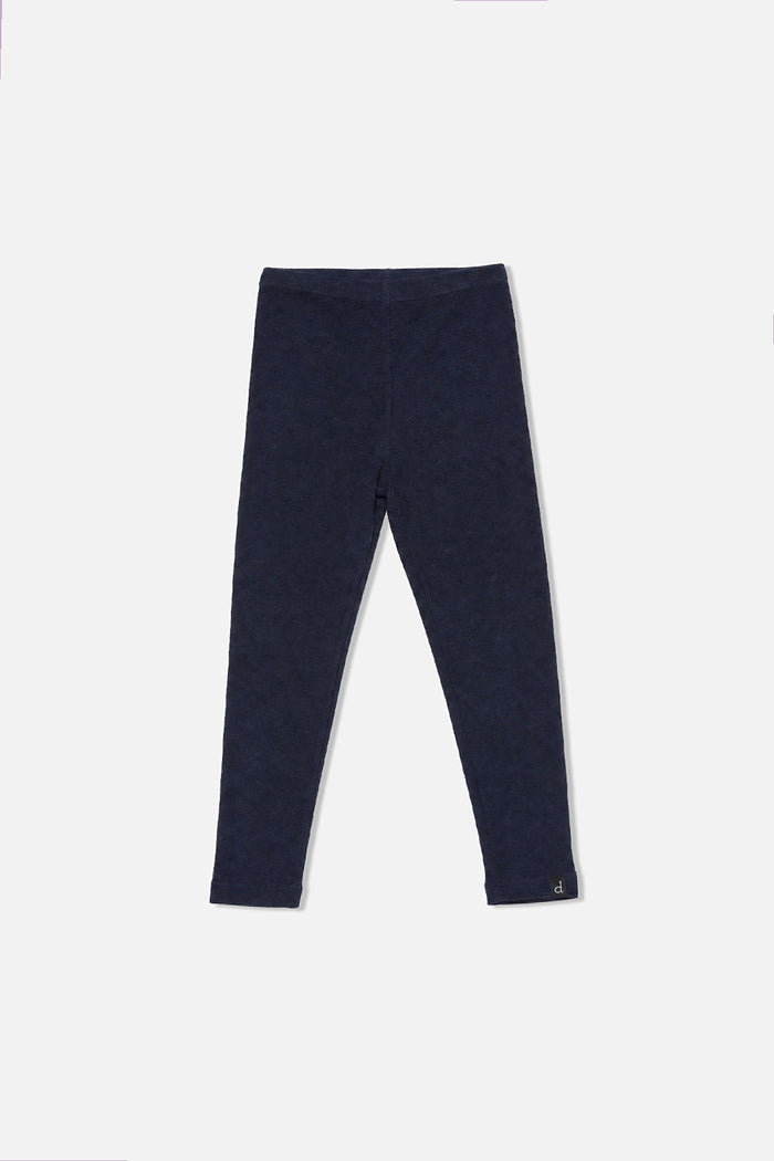 Deux par Deux Rib Leggings Dark Blue — additional official product image