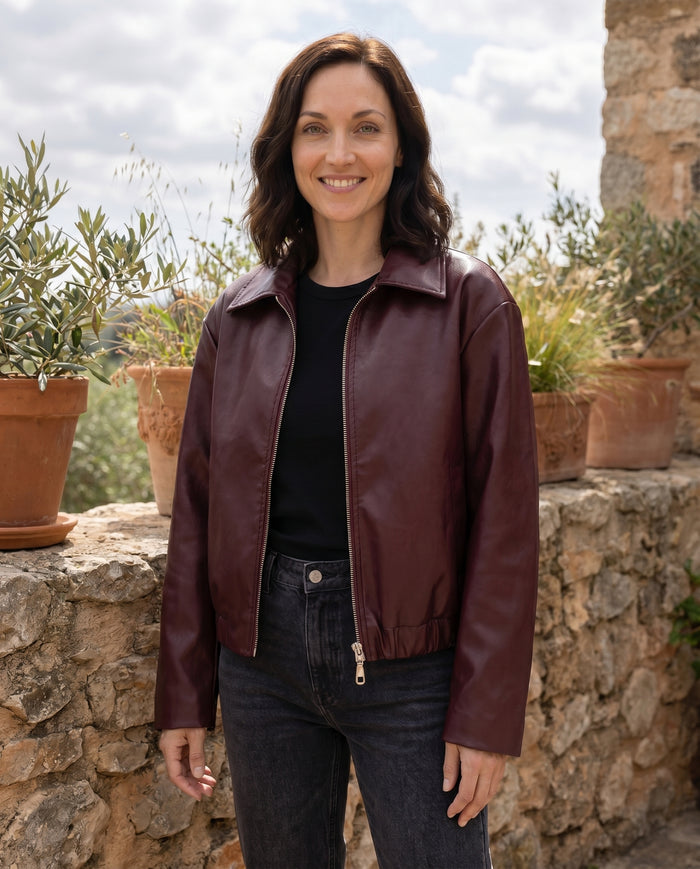 Rose - Leather Jacket — hero shot
