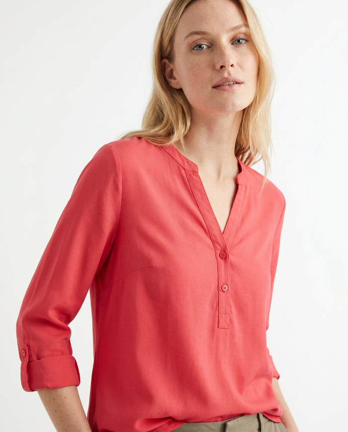 sarah-linen-tunic-blouse-watermelon-red-2