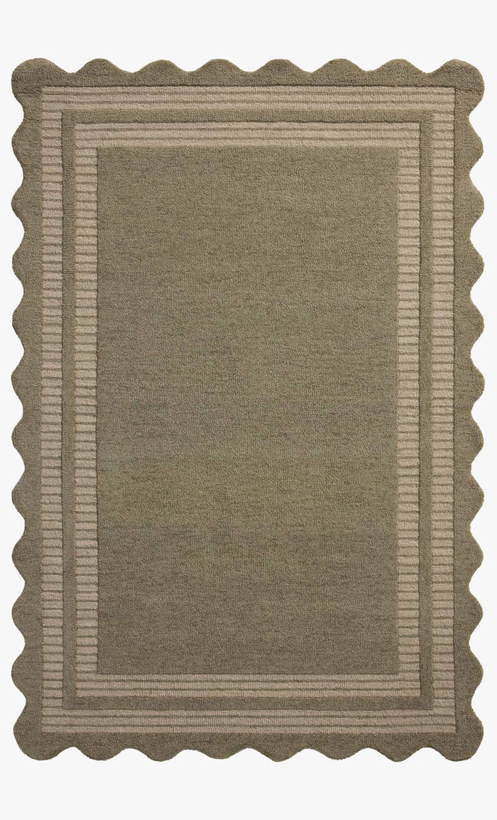 Scottie Olive Pebble Rug