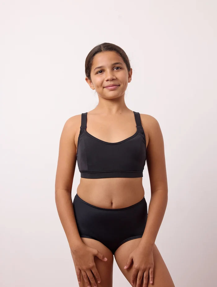 Shorty de bain menstruel Cyané pour ados