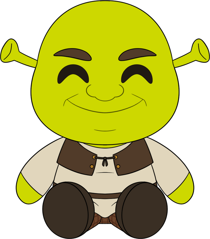 Shrek Sit Plush (9in)