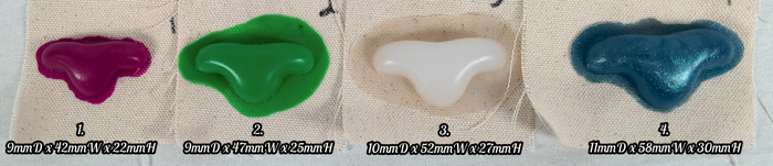 Silicone Kemono Feline Noses