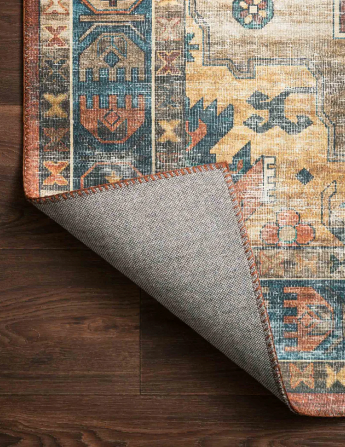 Sky Rust/Blue Rug