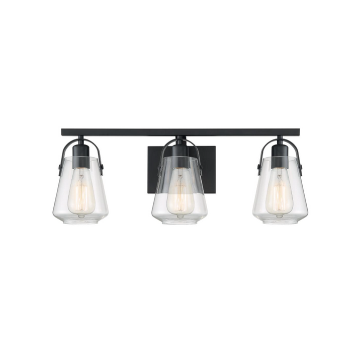 Skye Matte Black Vanity Light