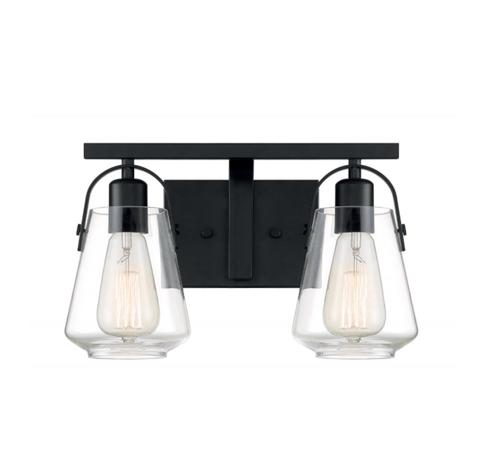 Skye Matte Black Vanity Light