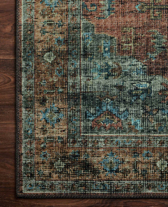 Skye Terracotta/Sky Rug