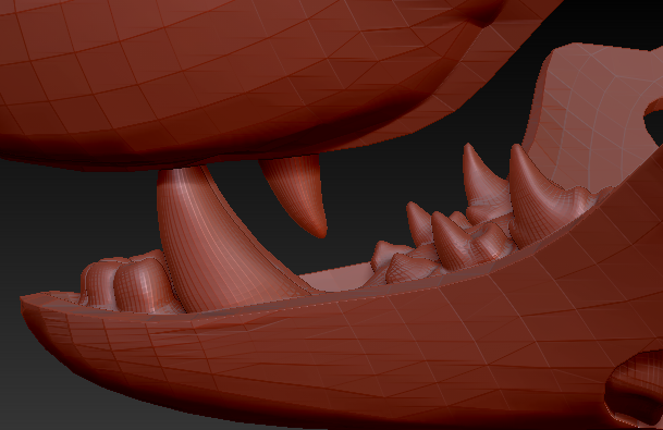 Small Skunk Realistic Style Jawset