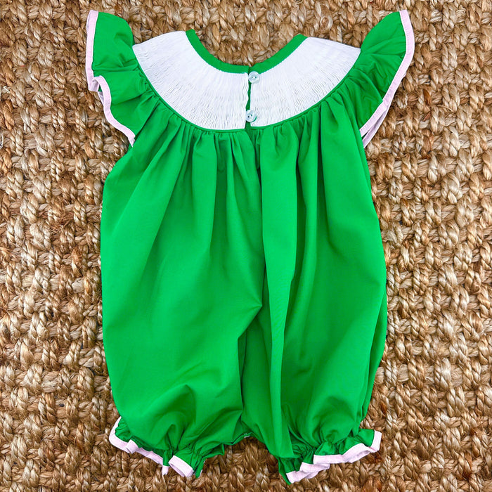 Smocked Golf Bubble Romper