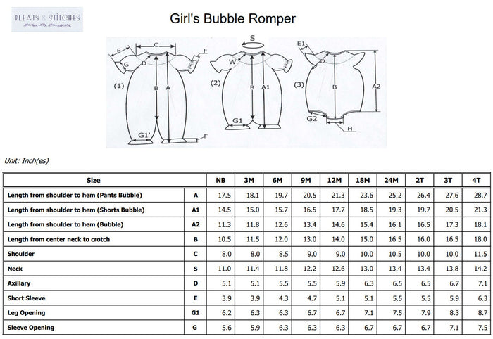 Smocked Golf Bubble Romper