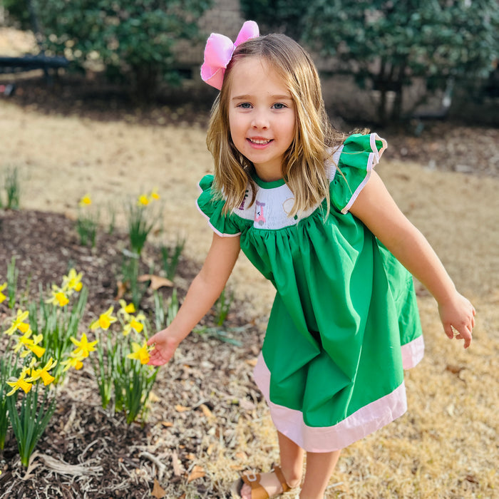 Smocked Golf Dress