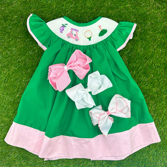Smocked Golf Dress