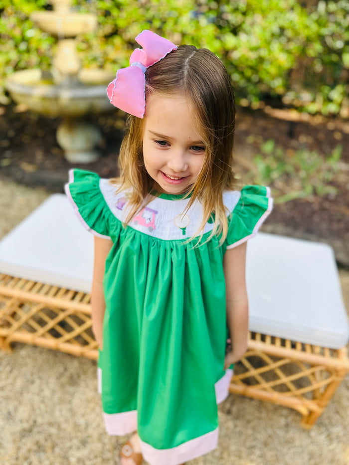 Smocked Golf Dress