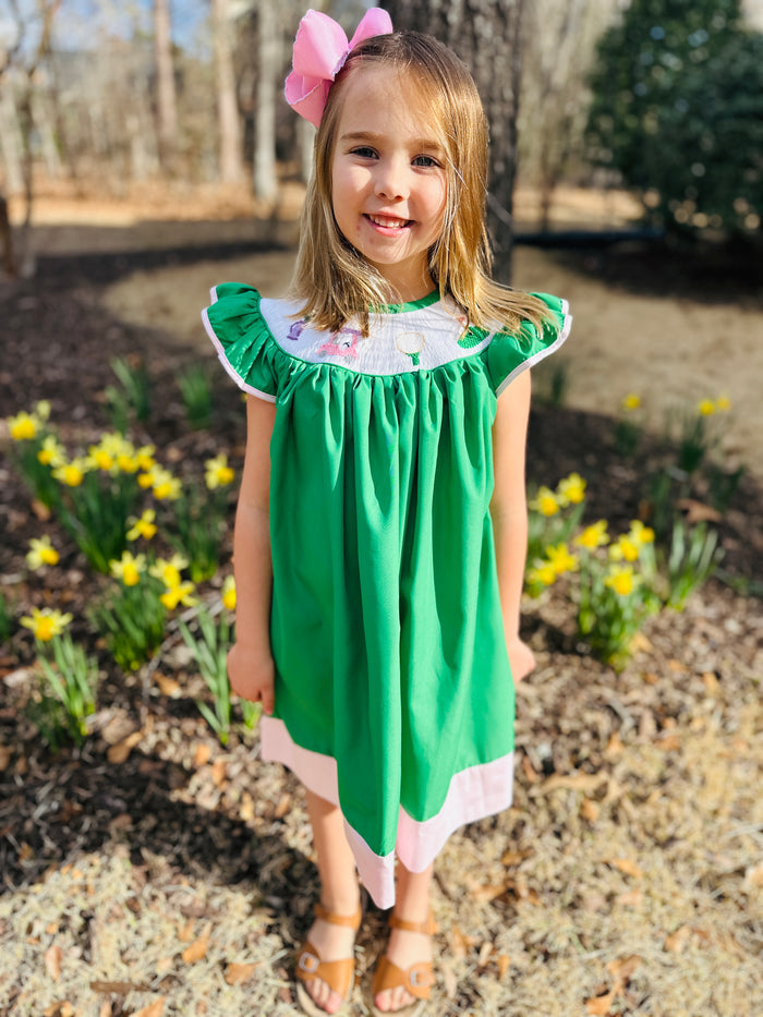 Smocked Golf Dress