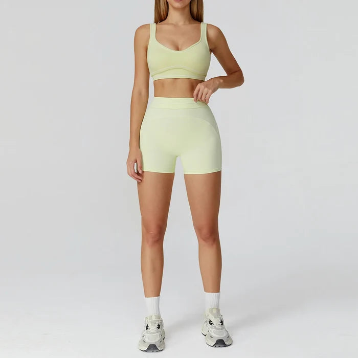 SPARK Contrast Color Fitness Sports Bra ZC7028