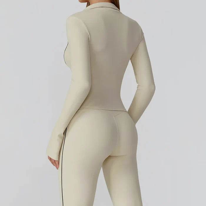 SPARK Contrast Color Slim Yoga Jacket ZC2036