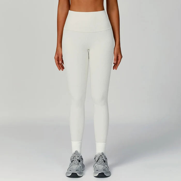 SPARK High Waist Ribbed Fitness Leggings ZC3093