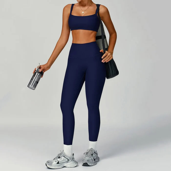 SPARK High Waist Ribbed Fitness Leggings ZC3093