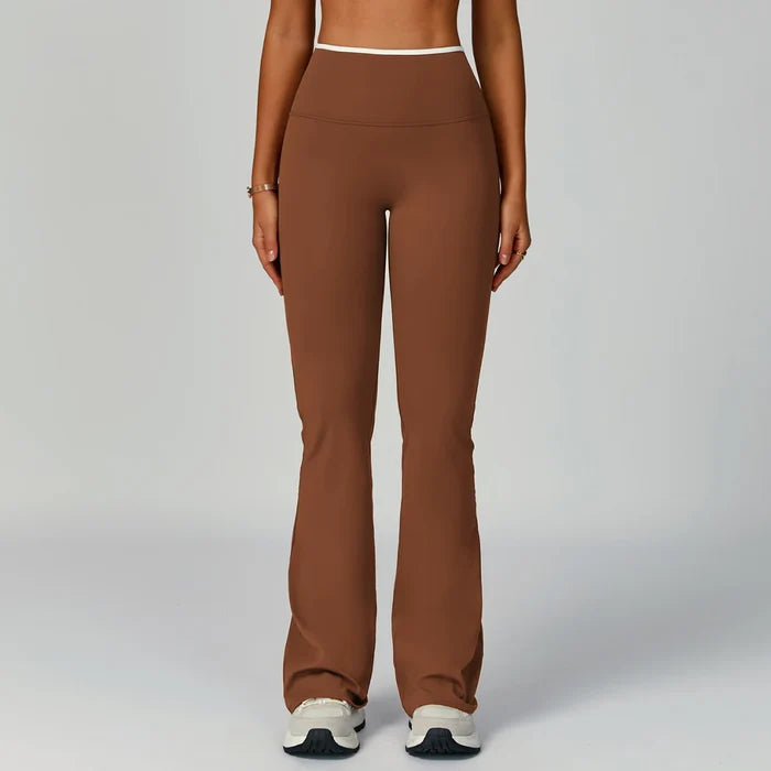 SPARK High Waist Yoga Fitness Flared Pants ZC9238