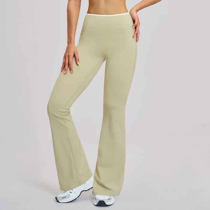 SPARK High Waist Yoga Fitness Flared Pants ZC9238