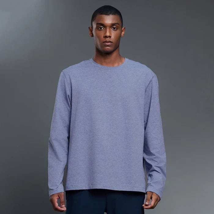 SPARK Men's Round Neck Versatile Long Sleeve Top FK033