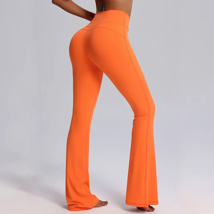 SPARK New Cross Waist Yoga Fitness Flared Pants FYD223