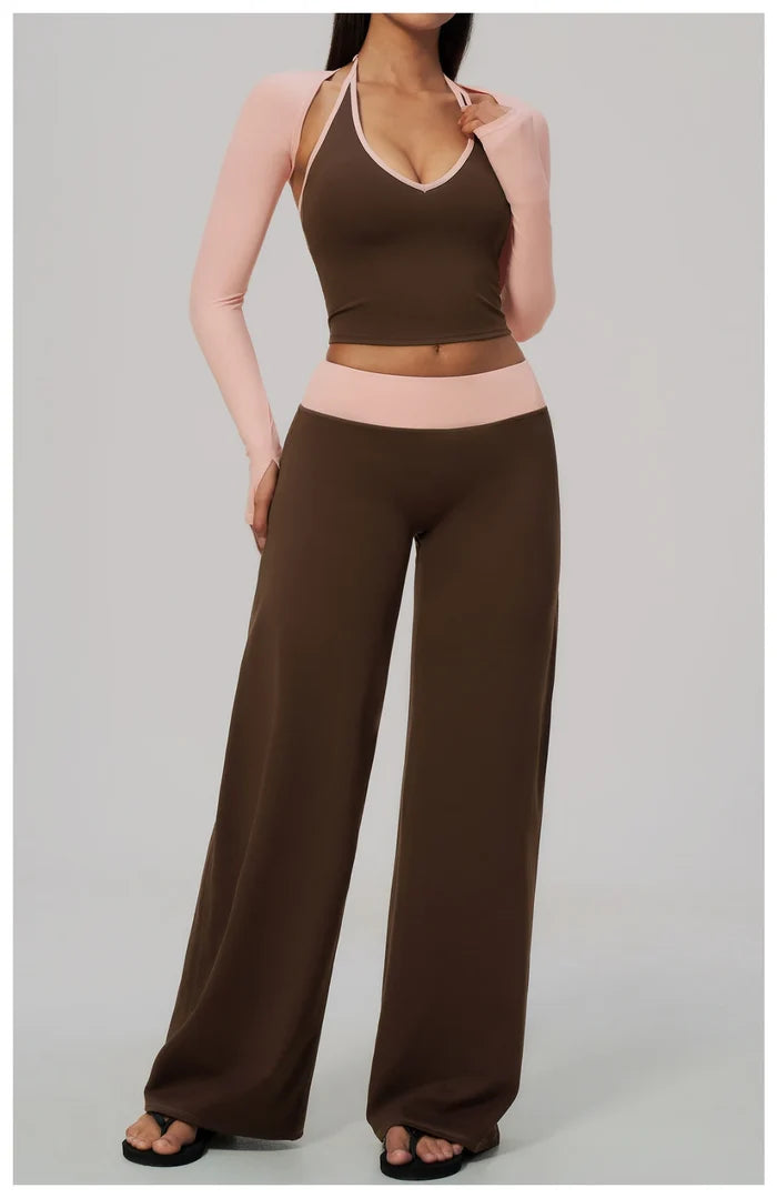 SPARK New Long-Sleeve Crop Athletic Yoga Shrug ZC9639