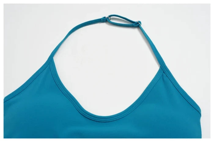 SPARK Women's Buttery-Soft U-shaped Halter Yoga Fitness Bra ZC2551
