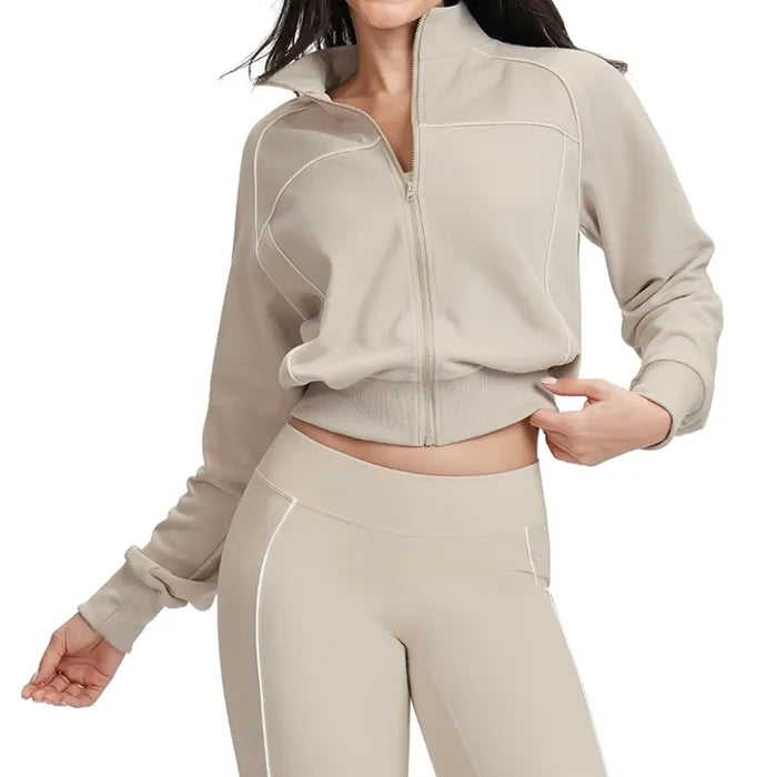 SPARK Women's Casual Athletic Fitness Jacket ZC5079