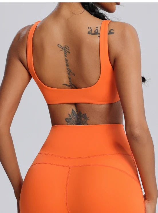 SPARK Women's Sexy Twisted Shockproof Yoga Bra FYD224