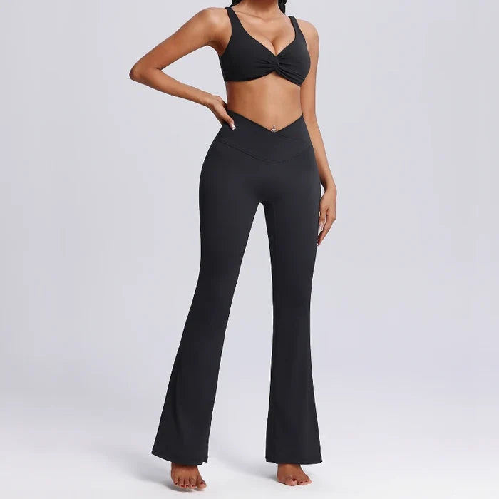 SPARK Women's Sexy Twisted Shockproof Yoga Bra FYD224