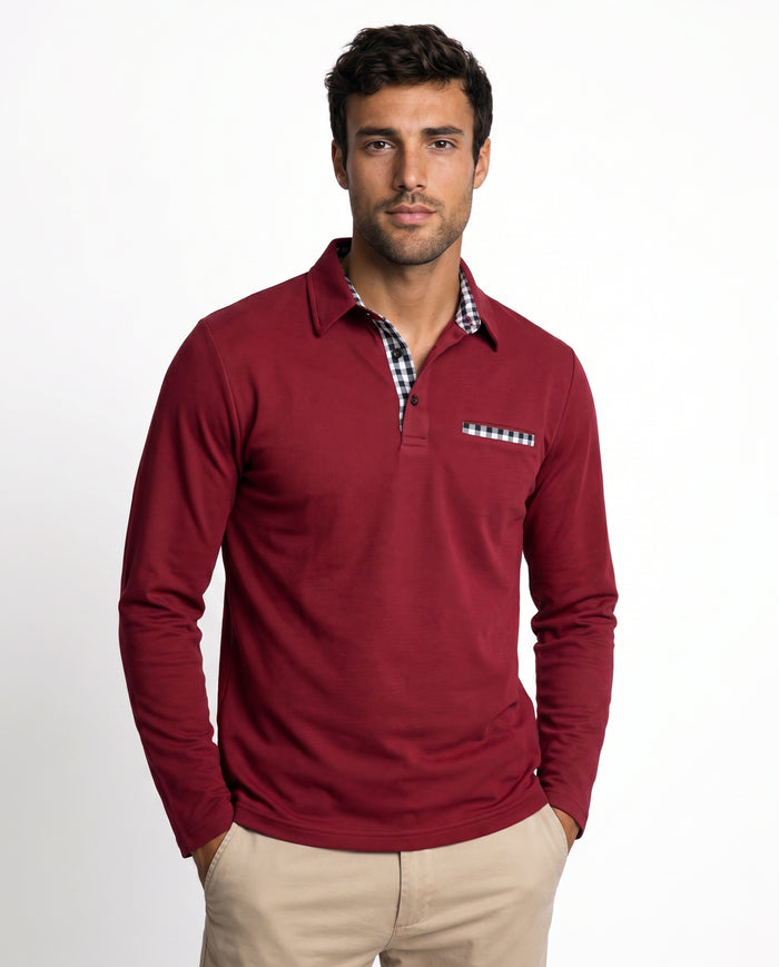 julia-check-collar-polo-red-1