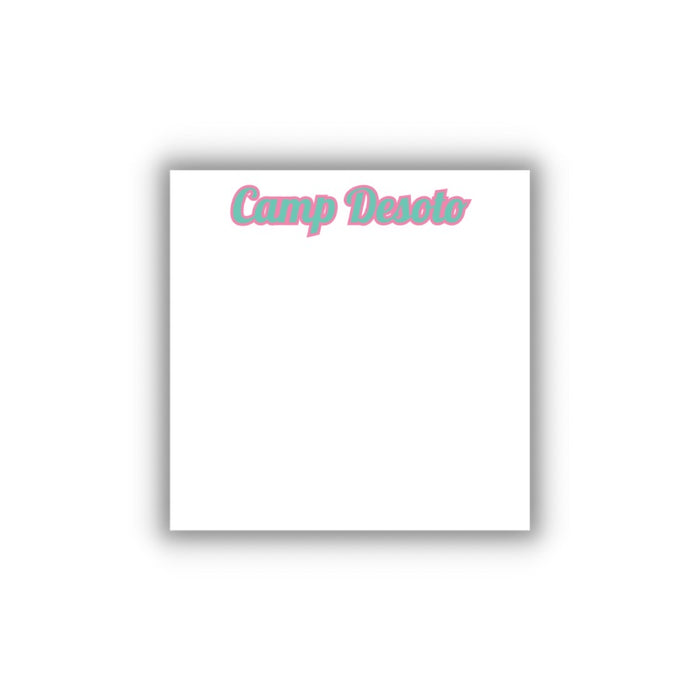 Square Camp Notepad