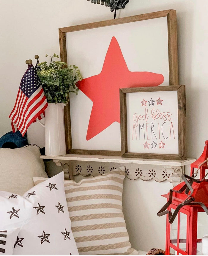 Star Framed Art