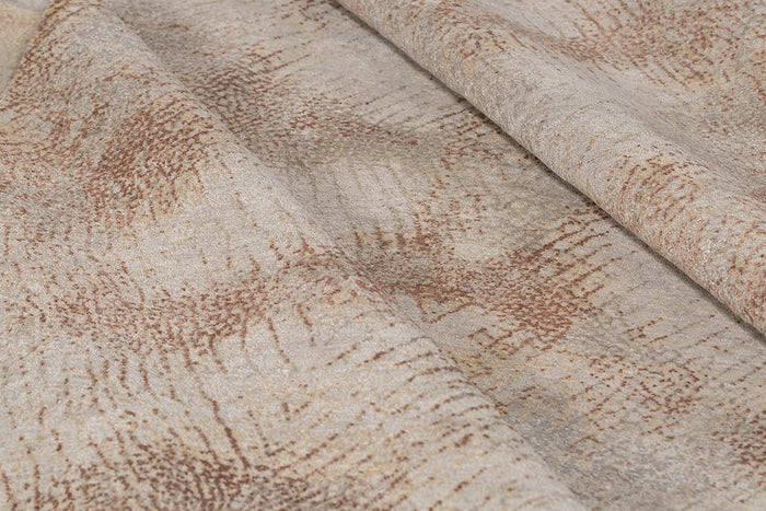 detail image of Stardust Rust hand knotted area rug design by Tufenkian