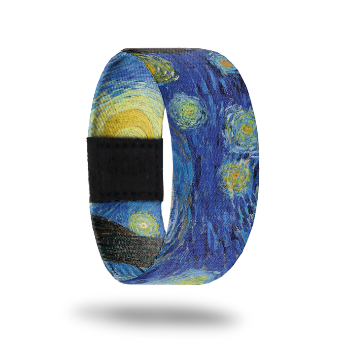Outside design for Starry Night. From the painting Starry Night by Vincent Van Gogh the blue sky and the yellow stars and moon
