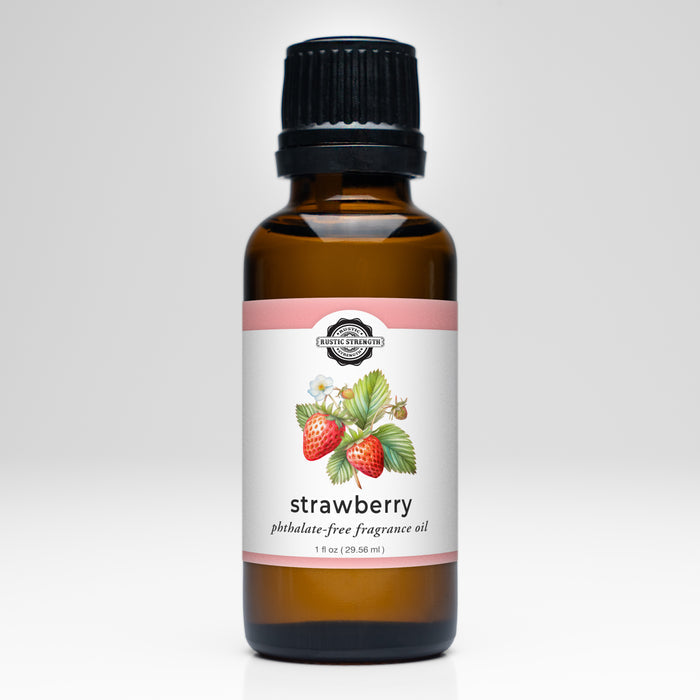 Rustic Strength - Phthalate-Free Fragrance Oil | 1oz Amber Glass Vial | Strawberry