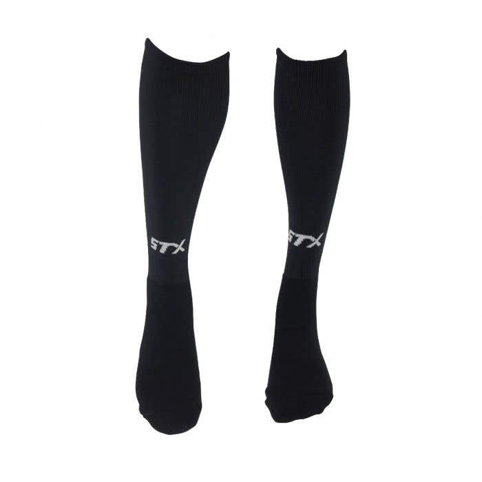 STX Field Hockey Shin Guard Full Socks - Black